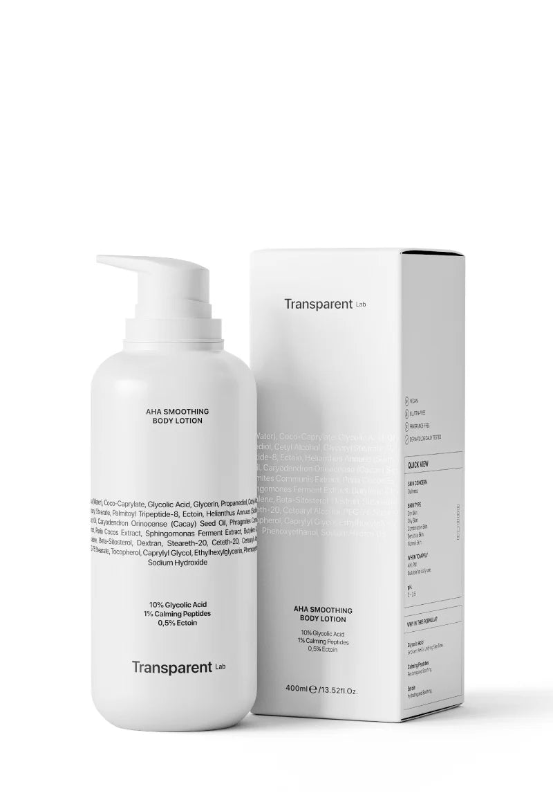 TRANSPARENT Lab AHA Smoothing Body Lotion 400ml