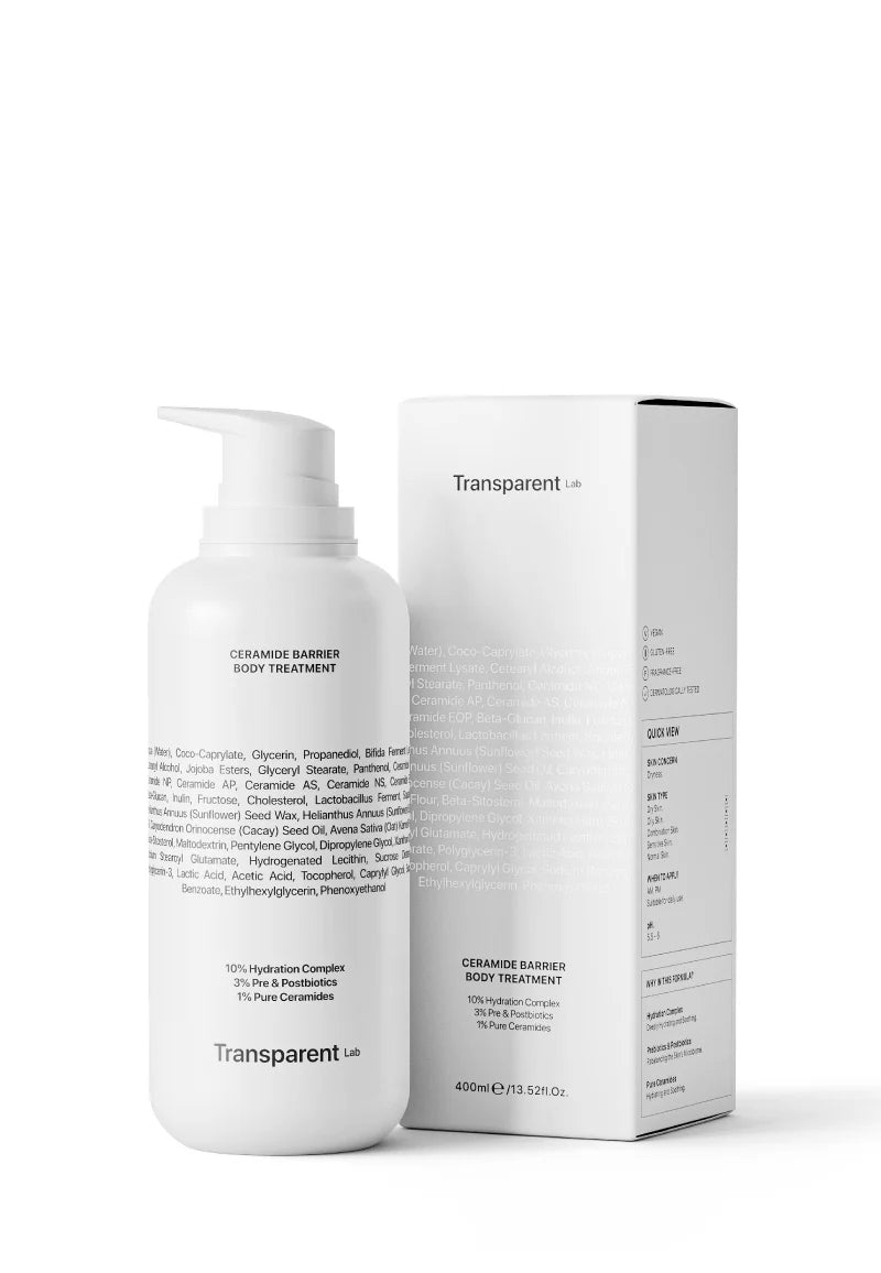 TRANSPARENT Lab Ceramide Barrier Body Treatment 400ml