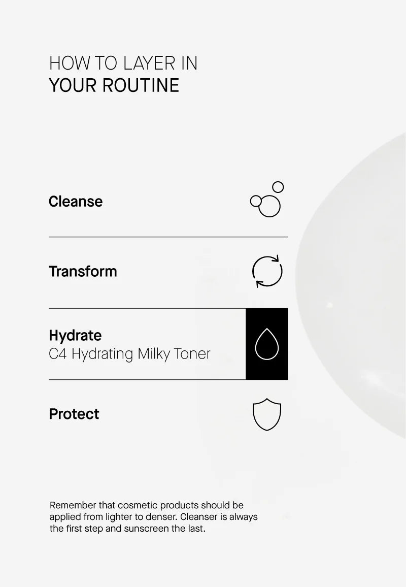 TRANSPARENT Lab C4 Hydrating Milky Toner 130ml