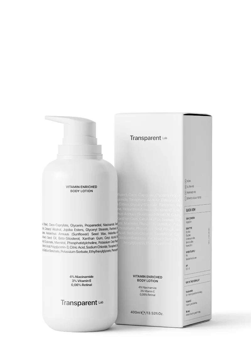 TRANSPARENT Lab Vitamin Enriched Body Lotion 400ml