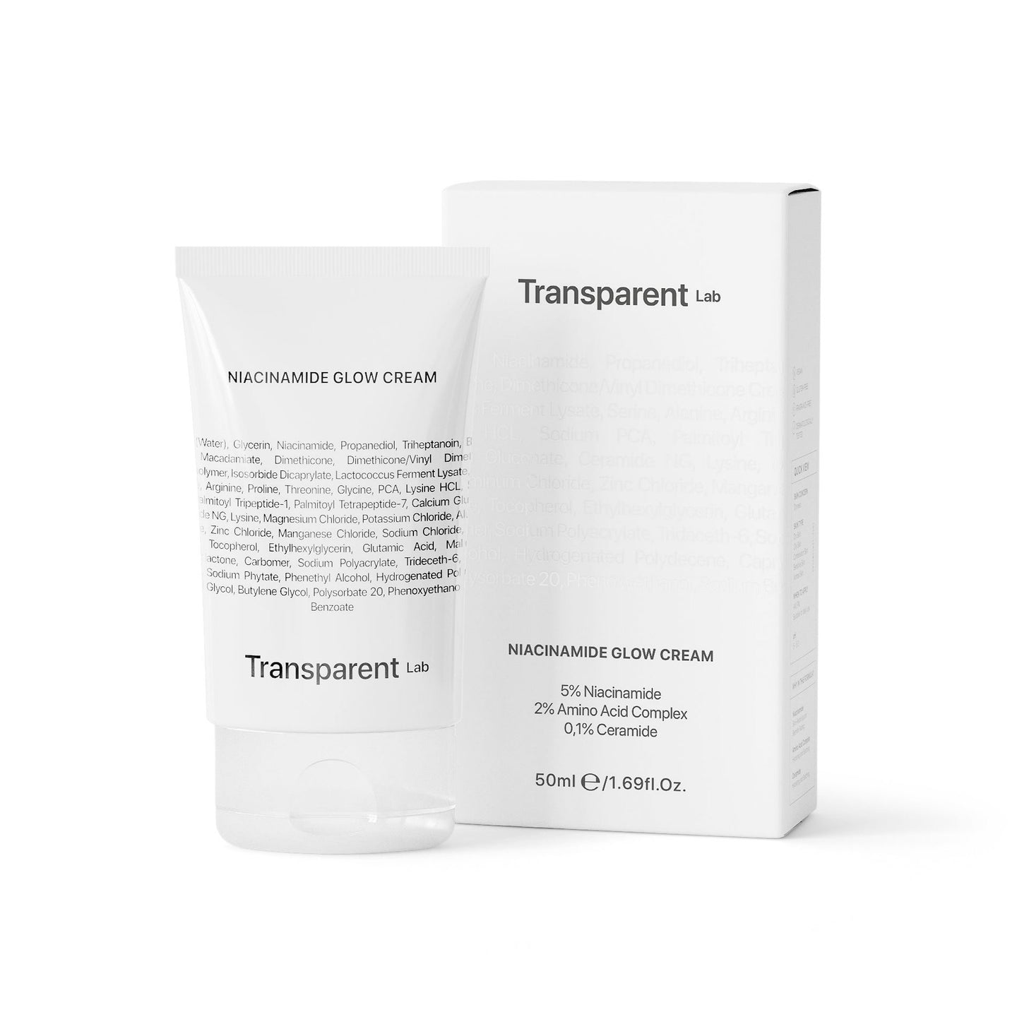 TRANSPARENT Lab Niacinamide Glow Cream 50ml