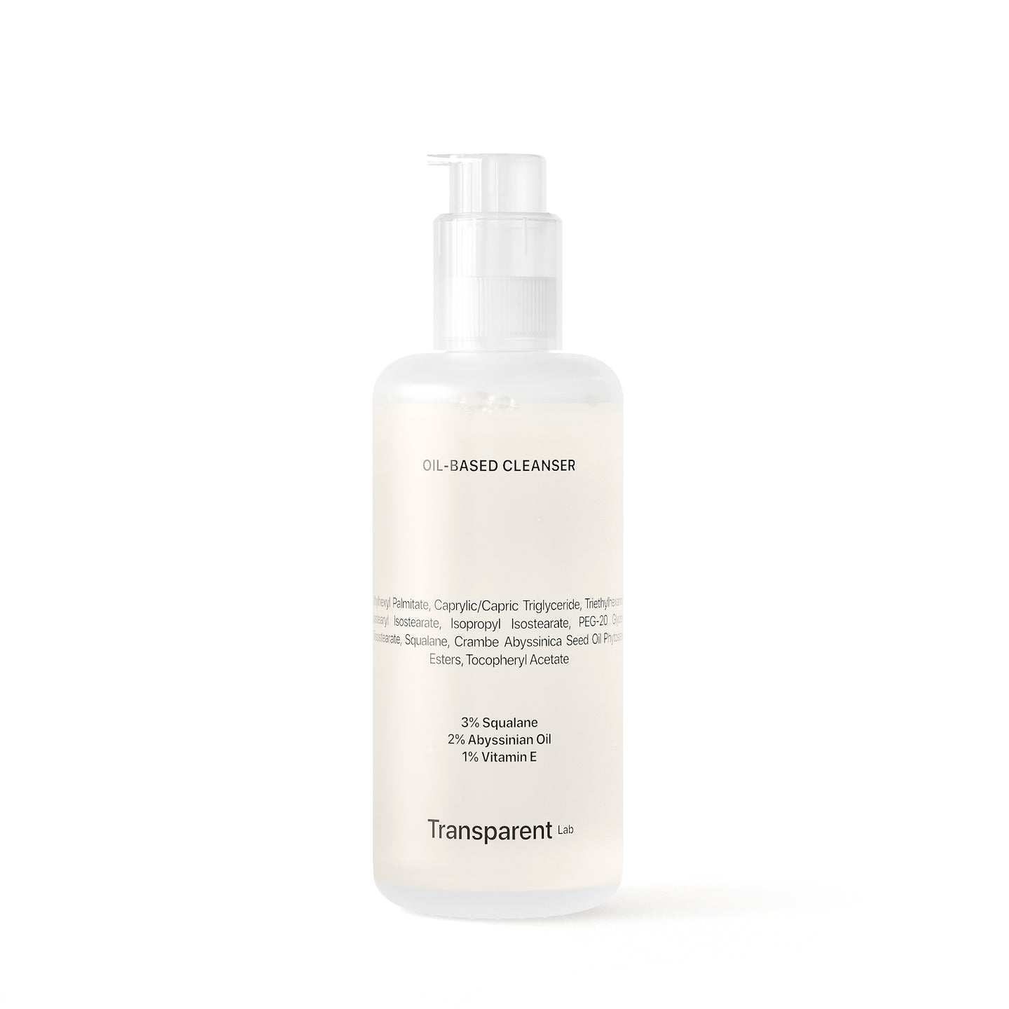 TRANSPARENT Lab Oil Based Cleanser 200ml