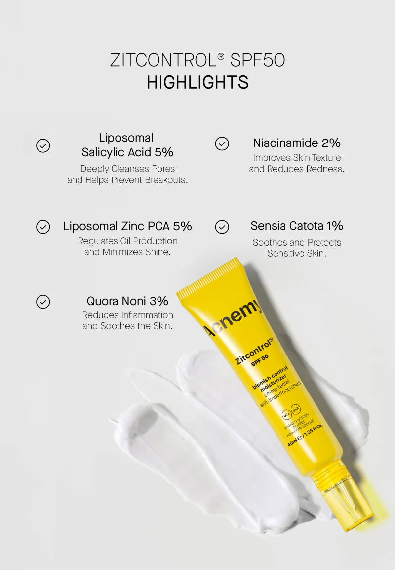 Acnemy Zitcontrol SPF50® Blemish Control Moisturizer 40ml