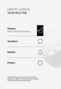 TRANSPARENT Lab Rose Calming Cleanser 5.5 150ml