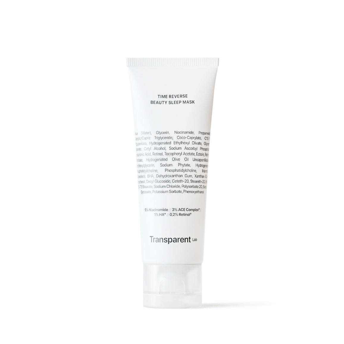 Transparent Lab Time Reverse Beauty Sleep Mask 75ml