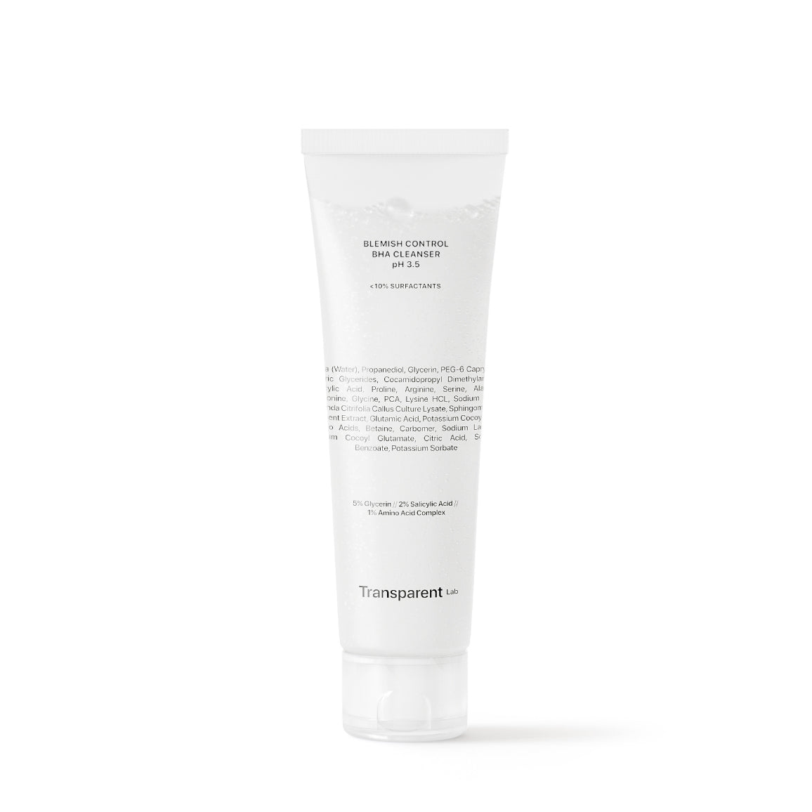 TRANSPARENT Lab Blemish Control BHA Cleanser pH 3.5 150ml