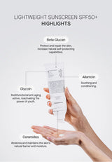 TRANSPARENT Lab Lightweight Sunscreen SPF 50+ 100ml
