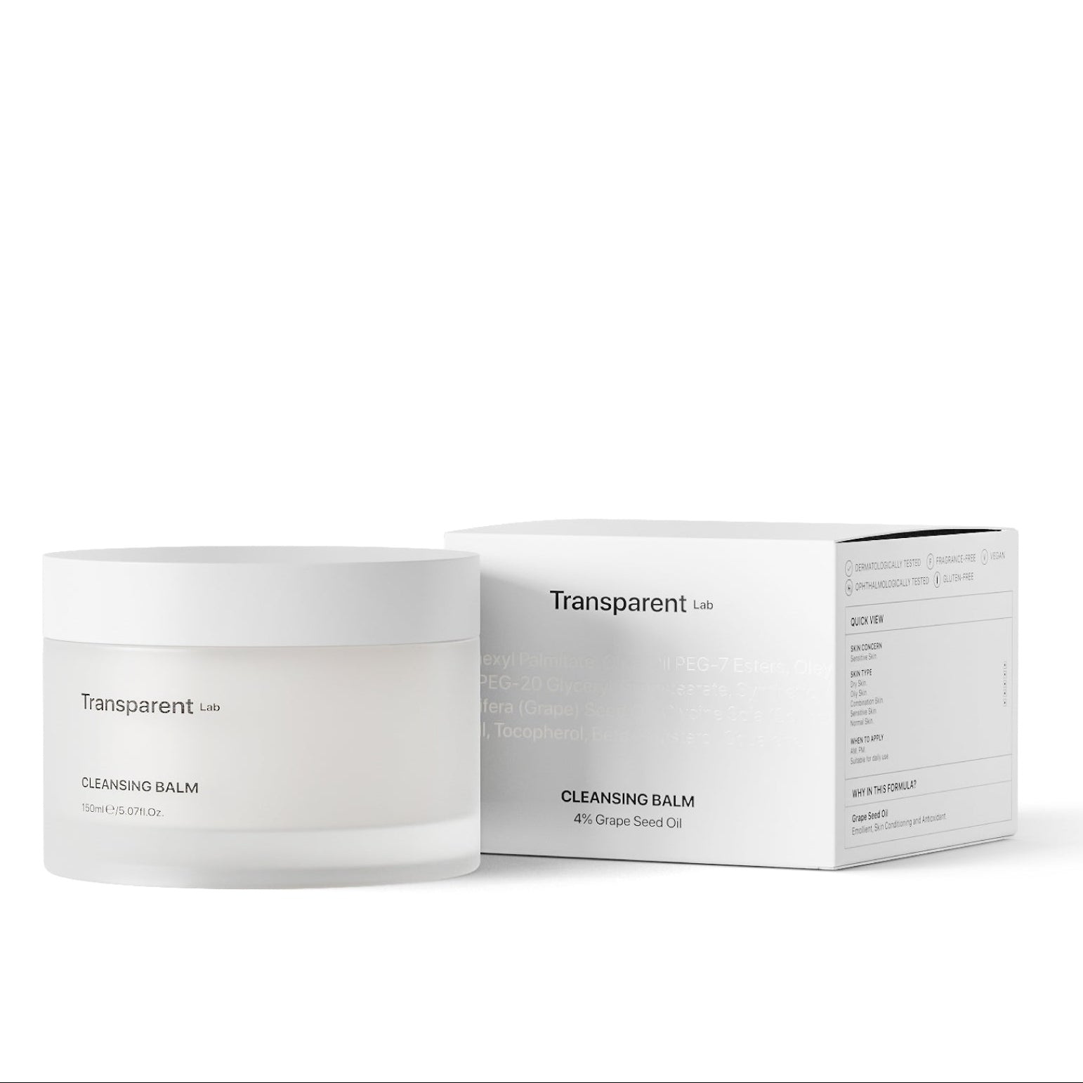 TRANSPARENT Lab Cleansing Balm 150ml