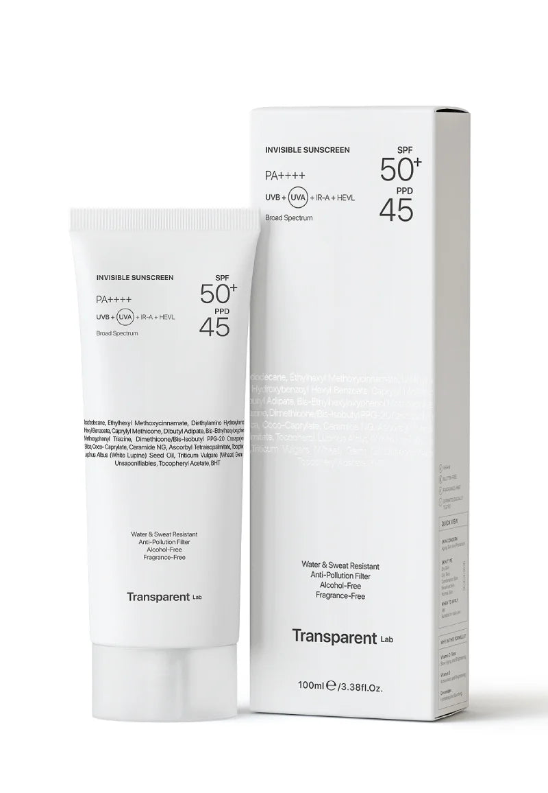 TRANSPARENT Lab Invisible Sunscreen SPF50+ 100ml