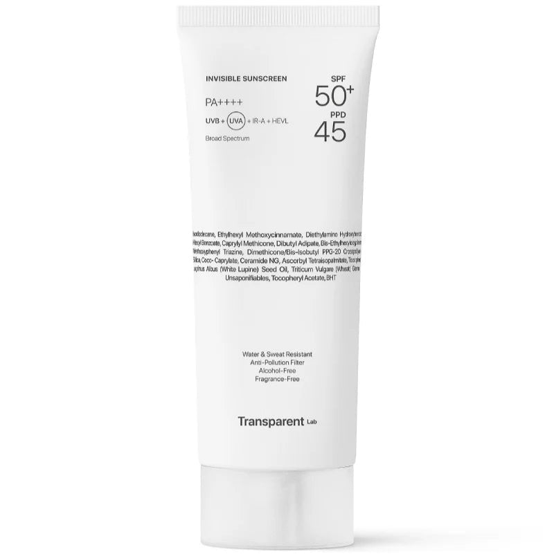 TRANSPARENT Lab Invisible Sunscreen SPF50+ 100ml