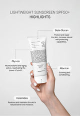 TRANSPARENT Lab Lightweight Sunscreen SPF 50+ 100ml