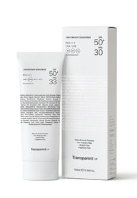TRANSPARENT Lab Lightweight Sunscreen SPF 50+ 100ml