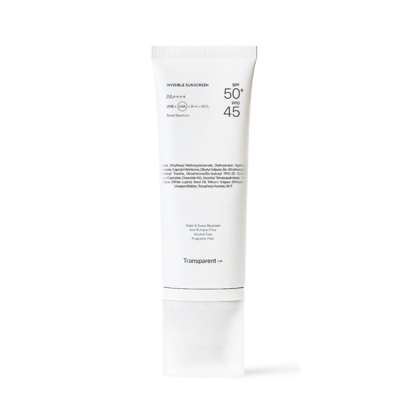 TRANSPARENT Lab Invisible Sunscreen SPF50+ 100ml