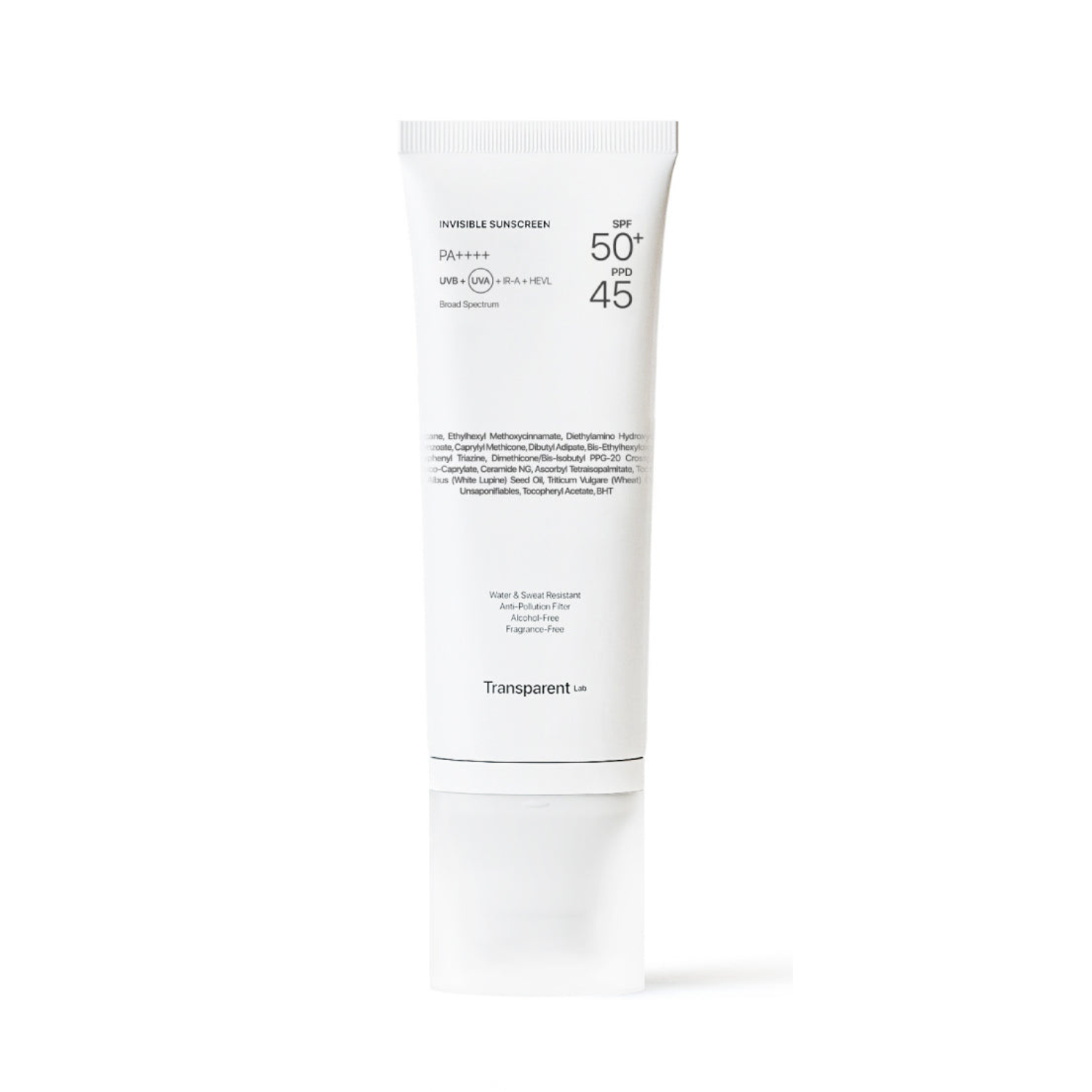 TRANSPARENT Lab Invisible Sunscreen SPF50+ 100ml