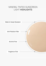 TRANSPARENT Lab Mineral Tinted SPF 50+ Light 100ml