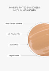 TRANSPARENT Lab Mineral Tinted SPF50+ Medium 100ml