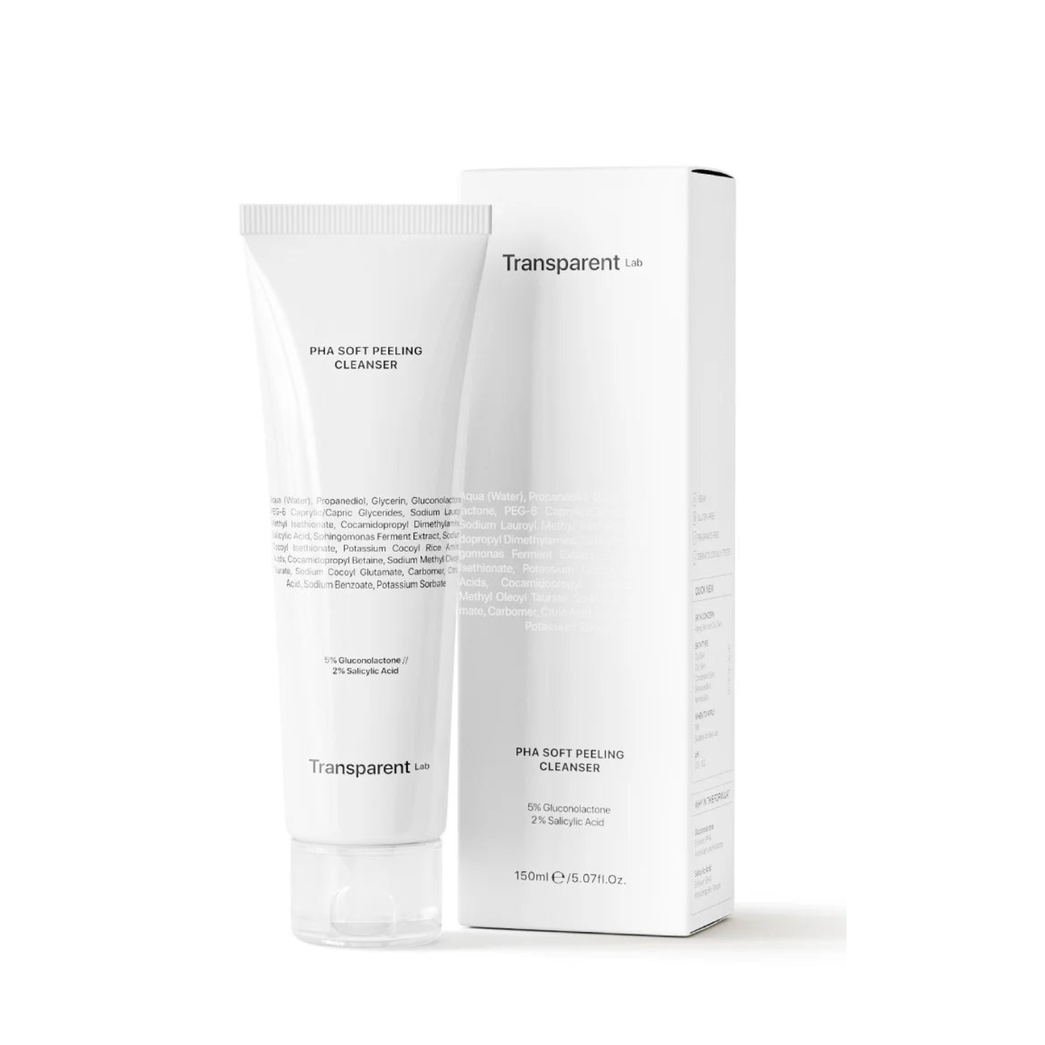 TRANSPARENT Lab PHA Soft Peeling Cleanser 150ml