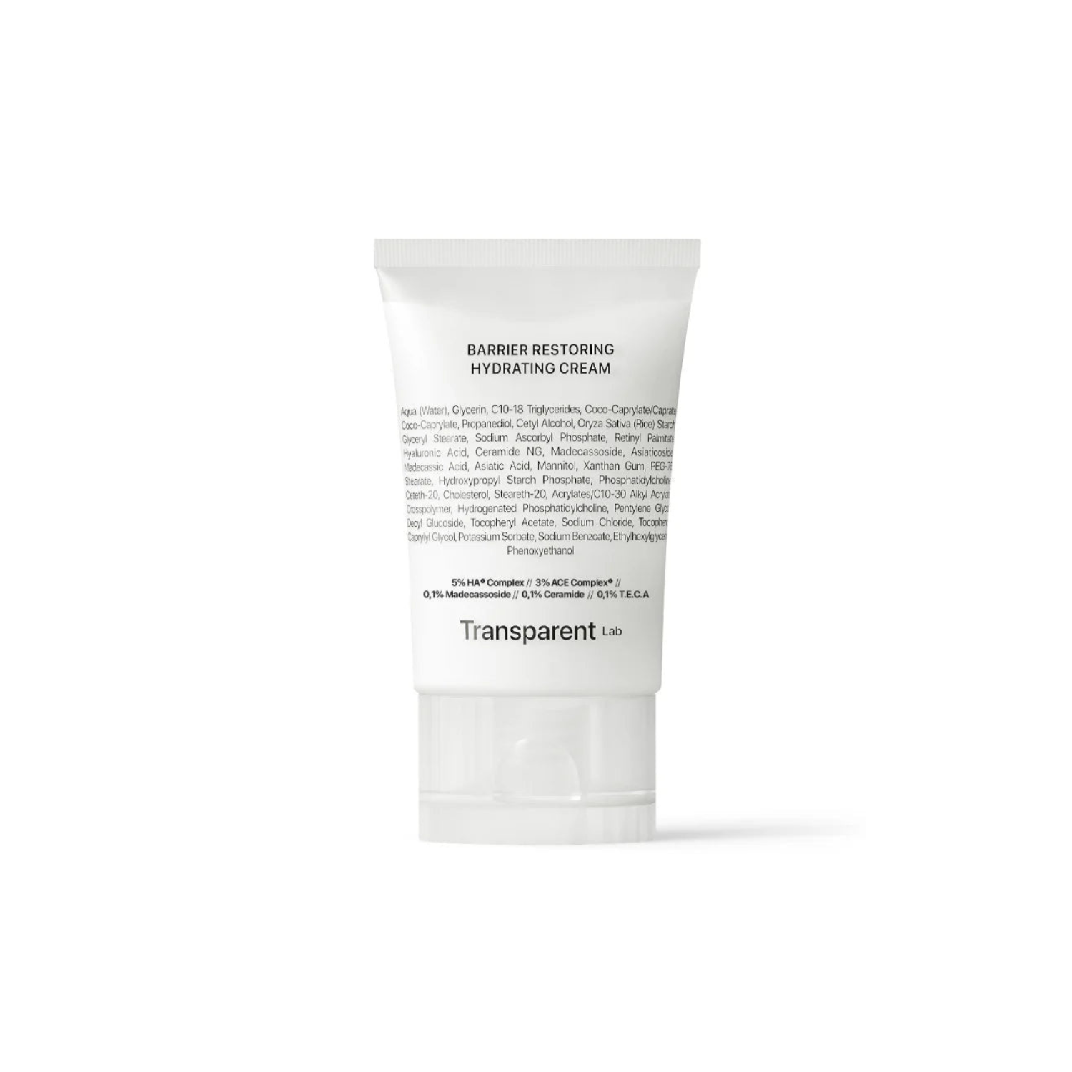 TRANSPARENT Lab Barrier Restoring Hydrating Cream 50ml