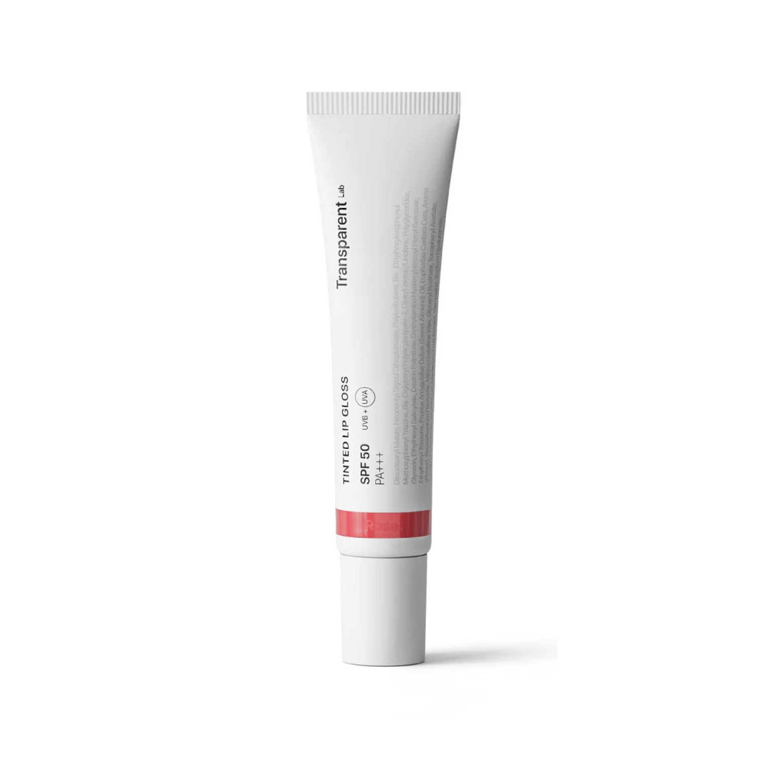 TRANSPARENT Lab Lip Gloss Rose SPF 50 15ml