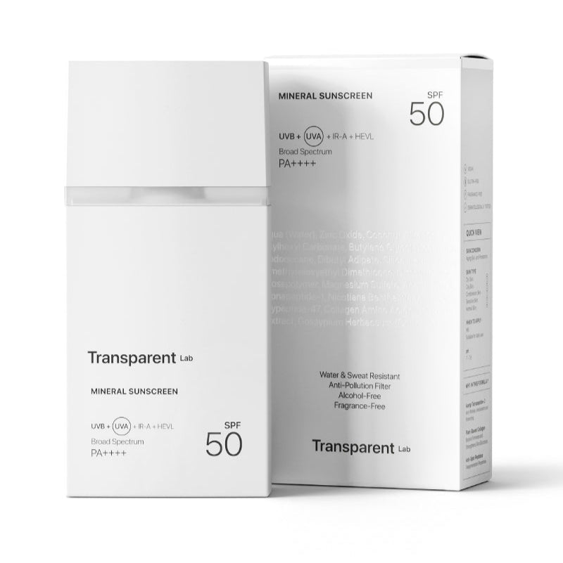 TRANSPARENT Lab Mineral SPF 50+ 100ml