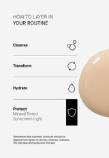 TRANSPARENT Lab Mineral Tinted SPF 50+ Light 100ml