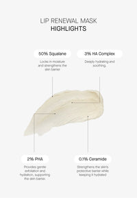 TRANSPARENT Lab Lip Renewal Mask 15ml - Formula Lepote
