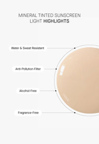 TRANSPARENT Lab Mineral Tinted SPF 50+ Light 100ml