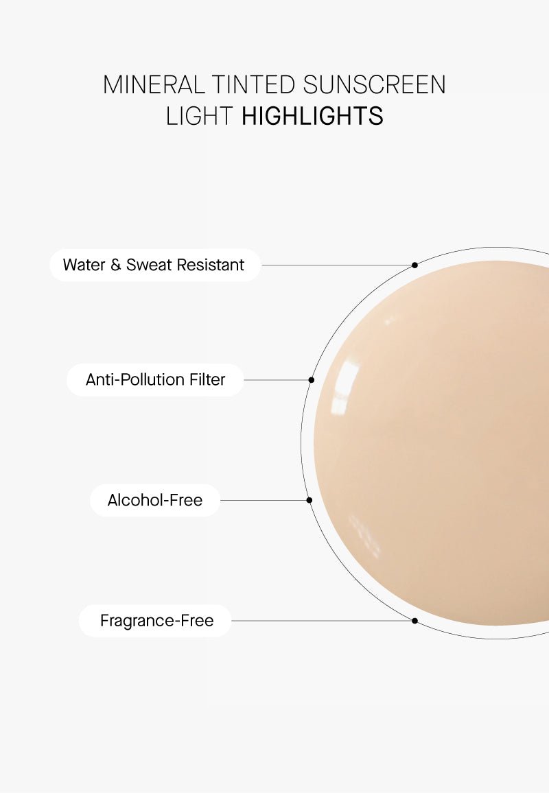 TRANSPARENT Lab Mineral Tinted SPF 50+ Light 100ml
