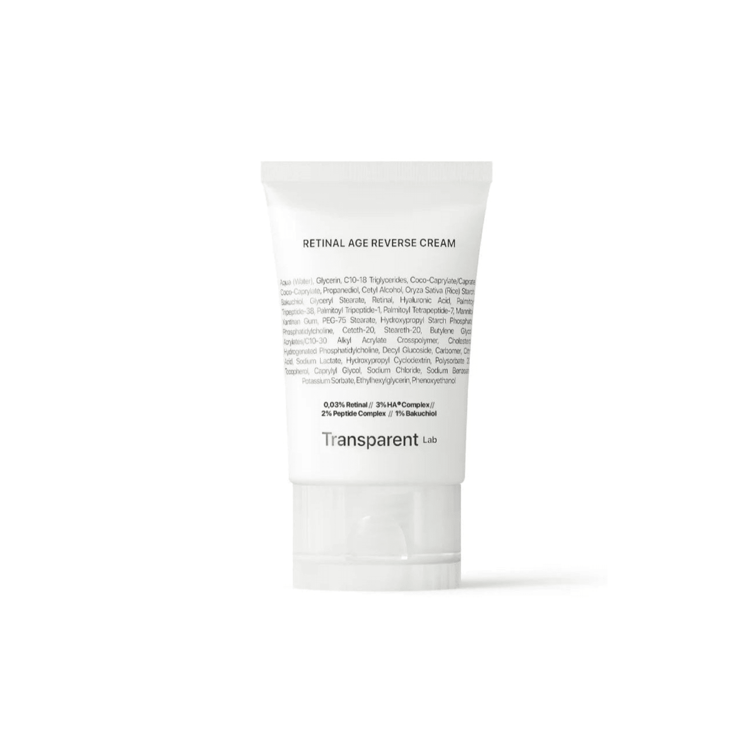 TRANSPARENT Lab Retinal Age Reverse Cream 50ml – Formula Lepote