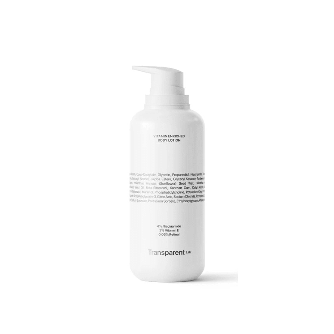 TRANSPARENT Lab Vitamin Enriched Body Lotion 400ml